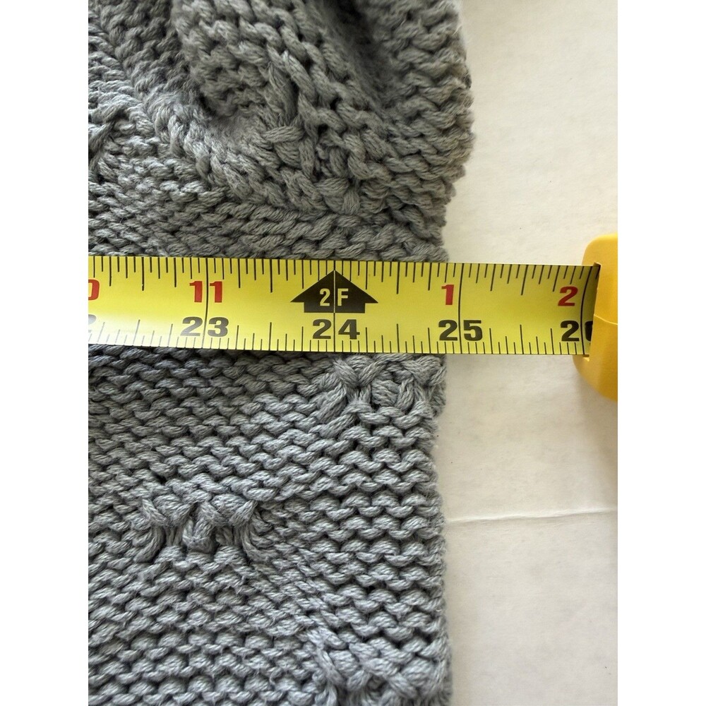 J Jill 100% Cotton Cardigan Sweater L Diamond Pattern Academia Work Office Cozy - Picture 6 of 8